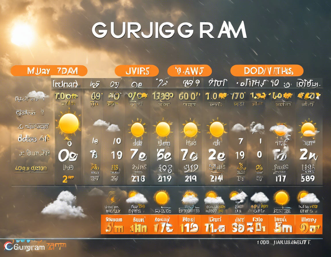 10-Day Weather Forecast for Gurugram